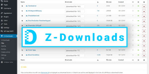 Beitragsbild des Blogbeitrags Vorstellung von Z-Downloads: Ein benutzerfreundliches Download-Manager Plugin für WordPress 