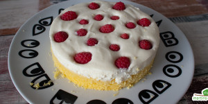 Beitragsbild des Blogbeitrags Fruchtiger Himbeer-Zitronen-Kuchen 