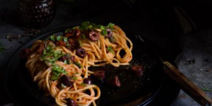 Beitragsbild des Blogbeitrags Spaghetti alla Puttanesca 