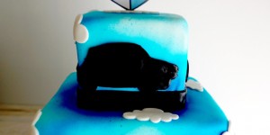 Beitragsbild des Blogbeitrags Car Cake zum 60er 