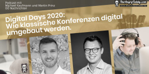 Beitragsbild des Blogbeitrags TAT0221 – Digital Days 2020: Wie klassische Konferenzen digital umgebaut werden 