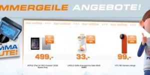Beitragsbild des Blogbeitrags [Saturn] Tagesdeals: zB: HTC RE Action Kamera orange für 103,99€ | Ersparnis: 26% 