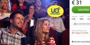 Beitragsbild des Blogbeitrags 5 UCI Kino-Gutscheine inkl Überlänge um 31 € – bis zu 52% sparen 