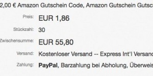 Beitragsbild des Blogbeitrags (TOP!) Ebay: Amazon Gutscheine mit 7% Rabatt kaufen