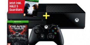 Beitragsbild des Blogbeitrags [MediaMarkt] Xbox One 500 GB + Gears of War Ultimate (DLC) + Halo 5 Guardians ( Vorbestellung) für 348,99€ 