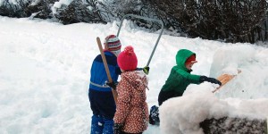Beitragsbild des Blogbeitrags Gemütliches Wochenende mit Schnee: Endlich daheim!