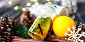 Beitragsbild des Blogbeitrags Winterzauberöl: natürliches Körperöl für gepflegte Haut