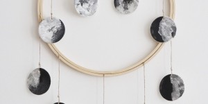 Beitragsbild des Blogbeitrags Mondphasen-Mobile