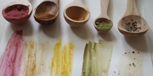 Beitragsbild des Blogbeitrags Naturfarben aus der Küche | DIY mit botanischen Bildern 