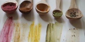 Beitragsbild des Blogbeitrags Naturfarben aus der Küche | DIY mit botanischen Bildern