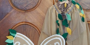 Beitragsbild des Blogbeitrags Zauberhaftes Kinderkostüm WALDFEE | Simple Umsetzung und einfache Schritt-für-Schritt-Anleitung
