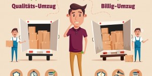 Beitragsbild des Blogbeitrags Preisfalle Umzug – Wenn es statt günstig teuer wird