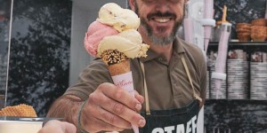 Beitragsbild des Blogbeitrags Gelateria De Martin, grandioses Eis und Frozen Yogurt