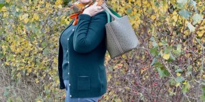 Beitragsbild des Blogbeitrags Hallo Herbst! (M)ein Styling in Grün und Orange