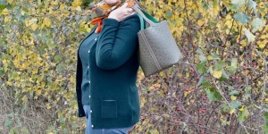 Beitragsbild des Blogbeitrags Hallo Herbst! (M)ein Styling in Grün und Orange 