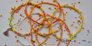 Beitragsbild des Blogbeitrags Yellow Orange Bracelets – Color Your World 