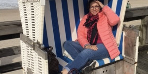 Beitragsbild des Blogbeitrags Mit einer pinkfarbenen Herbstjacke auf Sylt – ü30 Blogger Blogparade