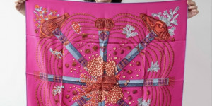 Beitragsbild des Blogbeitrags Chemins de Corail from an Hermès Sale – Day 13 of 28 Scarves