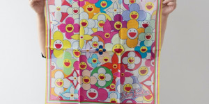 Beitragsbild des Blogbeitrags Cosmic Blossom, a very Happy Scarf – Day 16 of 28 Scarves