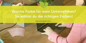 Beitragsbild des Blogbeitrags Welche Farbe für’s Logo? Außergewöhnliche Farbtöne für dein Unternehmen finden! 