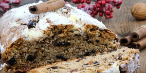 Beitragsbild des Blogbeitrags christstollen (hefefrei)