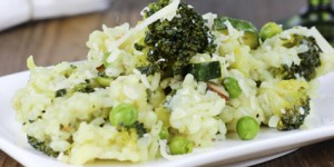 Beitragsbild des Blogbeitrags gemüserisotto mit cheddar-käse 