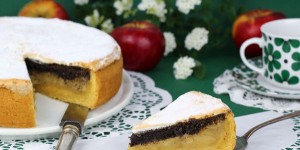 Beitragsbild des Blogbeitrags waldviertler mohn-apfel-torte