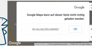 Beitragsbild des Blogbeitrags Google Maps ohne Fehlermeldung einbinden