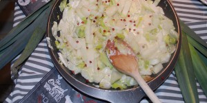 Beitragsbild des Blogbeitrags Ruck-zuck: Lauch-Kohlrabi-Pfanne