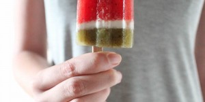 Beitragsbild des Blogbeitrags Gesundes Eis mit Wassermelone und Kokosmilch