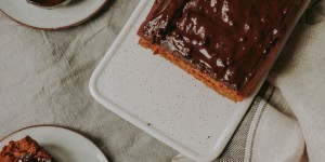 Beitragsbild des Blogbeitrags Süßes Kürbisbrot | sweet pumpkin bread {vegan}