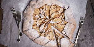 Beitragsbild des Blogbeitrags Knusprige Birnen Galette