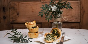 Beitragsbild des Blogbeitrags Mini Spinat Käse Törtchen