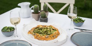 Beitragsbild des Blogbeitrags Spargel Galette