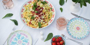 Beitragsbild des Blogbeitrags Sommerlicher Nudelsalat