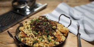 Beitragsbild des Blogbeitrags Käsespätzle aus der Pfanne