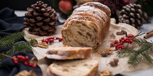 Beitragsbild des Blogbeitrags Swirl Bread – Gedrehtes Weihnachtsbrot mit Lebkuchengewürz