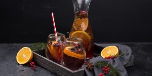 Beitragsbild des Blogbeitrags Granatapfel Secco Punsch