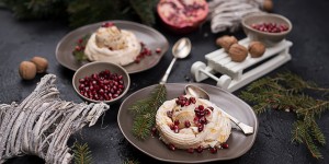 Beitragsbild des Blogbeitrags Mini Pavlova mit Spekulatius Eis