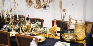 Beitragsbild des Blogbeitrags Silvester Glamour Deko