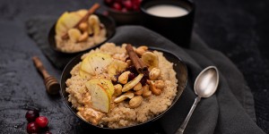 Beitragsbild des Blogbeitrags Blitz Hirse Porridge