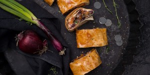 Beitragsbild des Blogbeitrags Winter Gemüsestrudel
