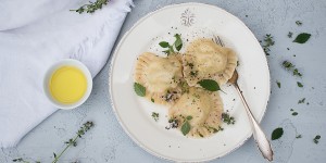 Beitragsbild des Blogbeitrags Schnelle Kasnudl mit 2erlei Füllung