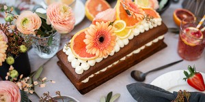 Beitragsbild des Blogbeitrags Nusskuchen mit Creamcheese Frosting 