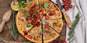 Beitragsbild des Blogbeitrags Thunfisch Tomaten Tarte