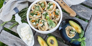 Beitragsbild des Blogbeitrags Veggie Picknick Wraps