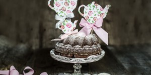 Beitragsbild des Blogbeitrags Schoko Rum Gugelhupf 