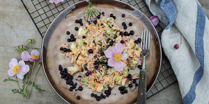 Beitragsbild des Blogbeitrags Sauerkraut Salat – Vom Feld auf den Teller