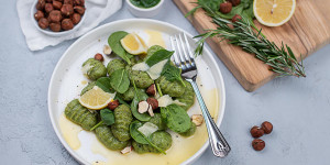Beitragsbild des Blogbeitrags Spinat Gnocchi