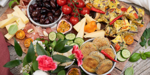 Beitragsbild des Blogbeitrags Spanische Tapas Platte 